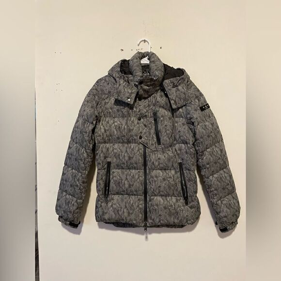 TATRAS Metauro Camo Genuine Goose Down Puffer Jacket Gray Men’s - Picture 1 of 16